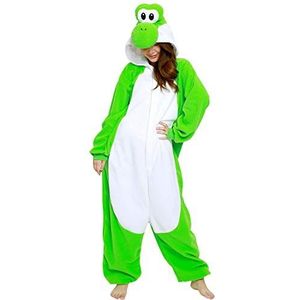 Yoshi Onesie Kigurumi Verkleedkleding (Nintendo) | SAZAC Kigurumi | Volwassenen & Kinderen | One Size Fits All (155-180+ cm)