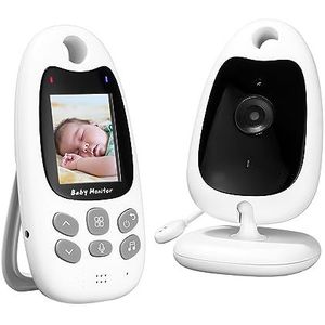 Zawaer Baby Monitor with Camera, Video Baby Monitor, Camera and Audio, with Vox Function, Baby Monitor Camera, Portable with 2.4 GHz Intercom Function, Night Vision, Temperature Monitoring