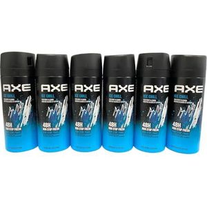 6x Axe Deodorant Bodyspray Ice Chill 150 ml