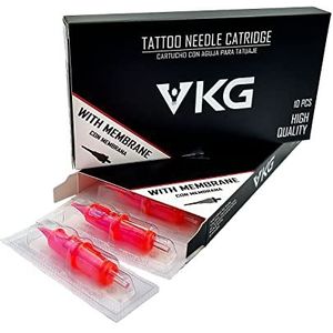VKG USA 5 ROUND LINER (0.20mm) - Steriele Wegwerp Tattoo Cartridges - Doos 10ud