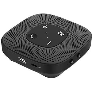 Cyber Acoustics Conference Speakerphone (SP-2000) - USB en Bluetooth, geavanceerde DSP met 360 graden ruisonderdrukking microfoon met 3m bereik, 66 Ft BT draadloos bereik