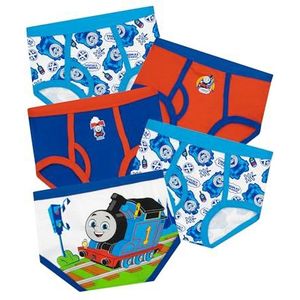 Thomas & Friends Ondergoed voor Jongens 5-pack | Katoenen Jongensonderbroeken | Multipack Thomas De Trein Jongens Onderbroeken | Veelkleurig 98