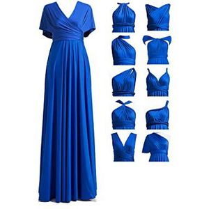 72styles Infinity Bruidsmeisje Jurken Dames, Multiway Jurk, Convertible Wikkel Jurk, Maxi lange, Grote Maten, Avondjurk, Gala,Trouwjurk