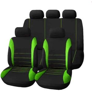 Beschermhoes Autostoel Voor Mitsubishi Voor Asx 308 Voor Eclipse Voor Cross Voor Grandis Voor Montero Voor Lancer Voor Pajero Custom Auto Kussenhoes Universele Autostoelkussen(5Seats-green 6)