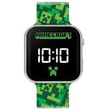 Minecraft Casual Horloge MIN4273, Groen, Modern