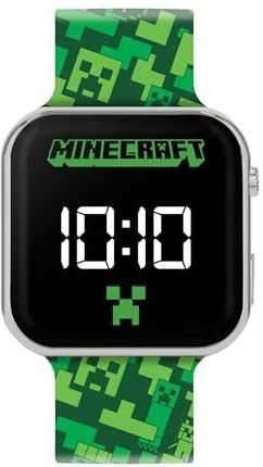 Minecraft Casual Horloge MIN4273, Groen, Modern