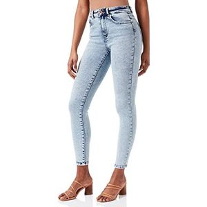 ONLY Dames skinny fit enkeljeans stretch denim broek gebleekt ONLMILA cropped skinny jeans, blauw (light blue denim), 28W / 30L