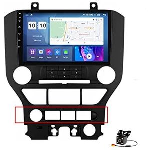 Autoradio Android 14 Dubbel-Din Radio voor F-ord Mustang VI S550 2014-2021 GPS Navigatie 9"" Touch Screen MP5 Multimedia Speler Video-ontvanger met WiFi 4G/5G DSP Carplay,A,M400S