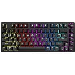 Savio - Gateron ABS - Draadloos Toetsenbord - Engels - Zwart - Bluetooth