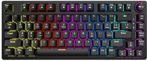 Savio - Gateron ABS - Draadloos Toetsenbord - Engels - Zwart - Bluetooth