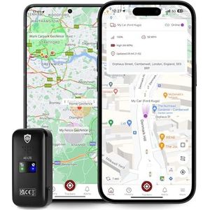 SafeTag Mini 4G - 4G LTE oplaadbare Mini GPS Tracker, Auto, Bestelwagen, Motorfiets enz. 34-205 Landen, Real Time Tracering en Meldingen, 7 Dagen Gratis Proefperiode - Sim & Data Inbegrepen