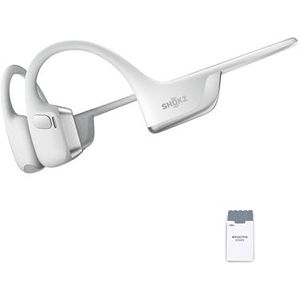SHOKZ OpenRun Pro 2 - Sportkoptelefoon - Zilver - Bluetooth 5.3 - IP55 Waterdicht - 12 Uur Afspeeltijd