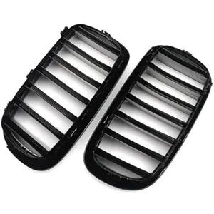 Voorste Radiator Grilles Voor F15 Voor X5 Voor F16 Voor X6 2014-2017 Mesh Racing Grille Glanzend Zwart Auto Accessoires Voor Sport Grille Racing Grille