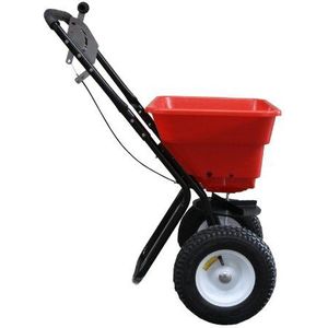 Turfmaster PS36 - Strooiwagen om te drukken, capaciteit 36 kg, met rooster