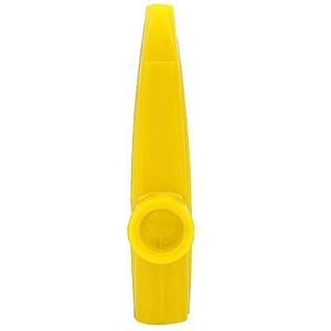 Plastic Kazoo, niet gemakkelijk te beschadigen Goede Kwaliteit Plastic Kazoo Instrument Lange Levensduur voor Instrument Lovers Beginner Practice Professionals (geel)