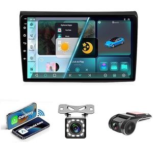 9-inch Touchscreen Autoradio Met Bluetooth Autoradio Voor Fiat Bravo 2007-2012 Plug en Play Android 14 2Din Autoradio Radio Android Automatische Bluetooth USB RVC SWC(NF-4 4G WIFI 4G+64G)