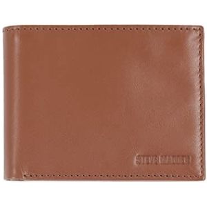 Steve Madden Men's Leather RFID Blocking Wallet with Extra Capacity Id Window
