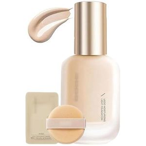 UO-DO Hydraterende, lichte en matte, langhoudende foundation - Hydraterende, waterproof, lichte, langhoudende foundation voor alle huidtypen (W03 Warme huid, Hydraterend)