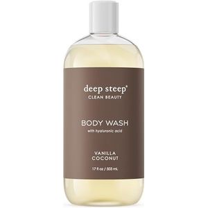 Deep Steep Body Wash, Vanilla Coconut, 17 Fluid Ounce