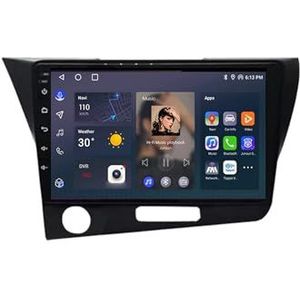 Android 12 Auto Stereo MP5 Player 9'' Screen Autoradio Voor Honda CRZ CR-Z 2010-2016 Car-play Android Auto GPS-navigatie Bluetooth RDS FM AM DAB+ Radio Stuurbediening Voice Control(4 Core 2G+32G)