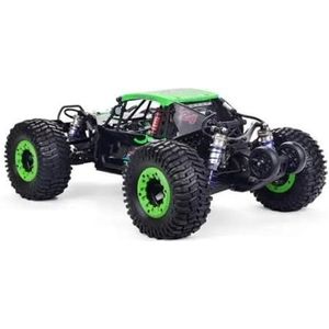 MANGRY DBX-10 1/10 RC Auto Desert Truck 4WD RTR Afstandsbediening Frame Off Road Buggy Borstelloze RC Voertuigen (Color : Wheel Green Frame)