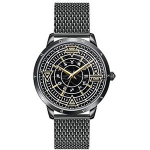 THOMAS SABO Uniseks horloges analoog kwarts 32023202, zwart, Eén maat, armband