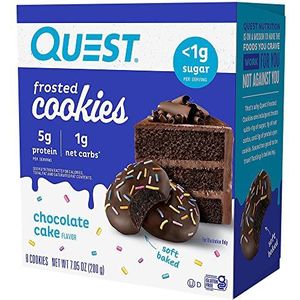 Quest Frosted Cookie, Chocolate Cake, 8/box