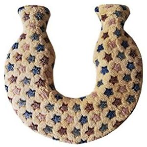 DieffematicRSD Warmwaterkruik Hot Water Bottle Bag Cover vormige Warm Water Bag Cover Schouder Warm Verwijderbare Coral Fleece Voor Water Bag Cover (Color : Yellow)