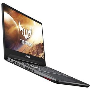 ASUS TUF FX505DT FX505DT Gaming-laptop, 15,6 inch, Full HD 120 Hz, AMD Ryzen 5 R5-3550H processor, GeForce GTX 1650 grafische kaart, 8 GB DDR4, 256 GB PCIe SSD, RGB-toetsenbord, Windows 10 64