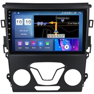 9"" Touch Car Stereo Radio DAB Head Unit GPS Navigatie voor Ford Mondeo 2014-2019 Android 12 Autoradio Ingebouwde CarAutoPlay Achteruitrijcamera Ondersteuning DSP Bluetooth USB android auto (Size : 4C