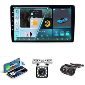 Dubbel Din Auto Stereo Compatibel Met Apple Carplay Android Auto Voor LADA Granta Sport 2011-2018 Plug En Play AM/FM Autoradio Back-up Camera, Stuurbediening, Spiegel Link(NF-7 4G WIFI 8G+256G)