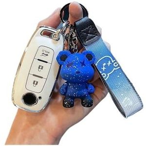 Autosleutel beschermhoes Tpu Key Case Cover Houder Sleutelhanger Afstandsbediening Auto Shell Voor X-Trail T33 Voor Qashqai J12 Voor Teana Voor Altima Voor Ariya 2022 2023 Sleutel Shell(1 UK)