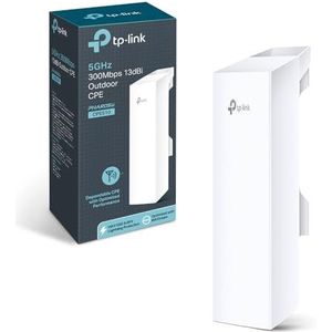 TP-Link CPE510 5 GHz 300 Mbps 13 dBi High Power Outdoor CPE/Access Point, Centralized Management System (Pharos Control), Passive PoE