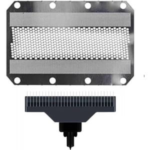 Vervangend mes + Vervangend Folie Compatibel met Wahl Travel Shaver/Wahl Mobile Shaver/Moser Mobile Shaver Accessoire Reserveonderdelen Voor Het Afwerken Van Kappershaar Baard en Haar Van Mannen