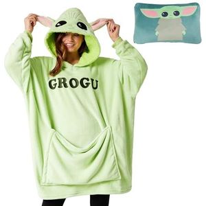 Disney Stitch Hoodie deken met mouwen voor dames, 2-in-1, oversized capuchonpullover, fleece, draagbare deken voor tieners, One size