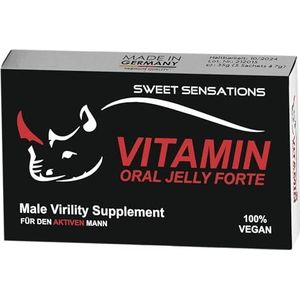 Zwarte Maca Jelly Pasta | Voor actieve mannen | Natuurlijke formule | 5 zakjes met hoge dosering | verhoogt de vitaliteit en het welzijn | Onmiddellijke werking | Gemaakt in Duitsland