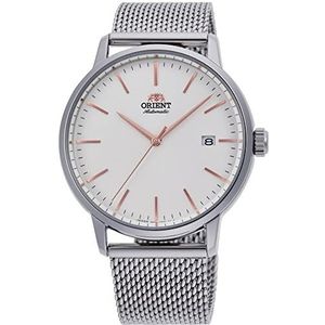 Orient Automatisch horloge RA-AC0E07S10B, Mesh Wit, armband