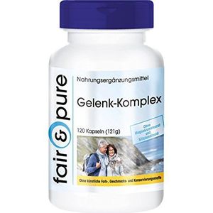 Fair & Pure® - Gewrichten complex - met chondroïtine - glucosamine - MSM (methylsulfonylmethaan) - hyaluronzuur en astaxanthine - 120 capsules