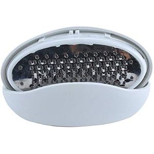 iPobie 2 stuks voetvijl eeltverwijderaar, professionele voetverzorging, pedicuregereedschap, roestvrij staal, pedicureverzorging, ovaal, eivorm