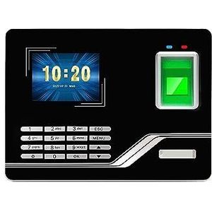 Inklokken in Machine, Aanwezigheidssysteem Vingerafdruk TCPIP USB Wachtwoord Toegangscontrole Kantoor Tijdklok Werknemer Recorderapparaat Biometrische machine Kantoorponsklok