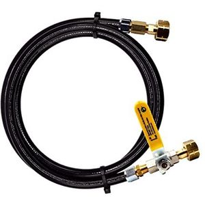 HUW24 Gasfles propaan butaangas 3 kg adapter vulslang actieset leeg te vullen