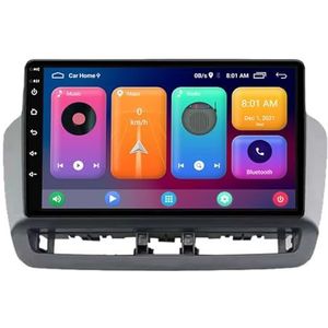 Dubbele DIN Android 14 autoradio voor Seat Ibiza 2012-2015 9 Duim QLED Touch screen-met Draadloze Carplay Android Auto GPS navigatie 4G WiFi Stuurwielbediening achteruitrijcamera(P2 WIFI 4-Core 1G+32G