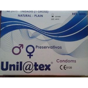 UNILATEX NATUURLIJKE PRESERVATIEVE 144 STUKS