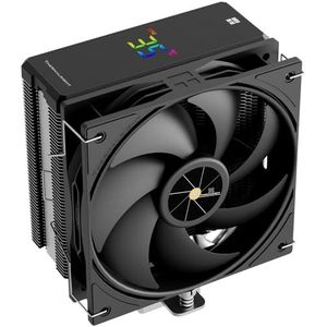 Thermalright Assassin X 120R Digitale zwarte CPU-kooler, scherm, top cover, TL-P12 PWM Quiet Fan, ondersteuning AM4/AM5, Intel LGA1851/1700/1150/1151/1200