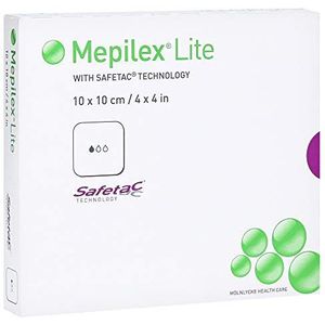 MEPILEX Lite schuimverband 10x10 cm steriel 5 stuks