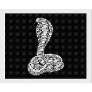 Cobra-Snake Diamond Art Volledige Boor Diamant Foto Schilderij Kits voor Thuis Muur Decor 40 cm x 50 cm