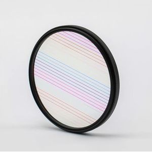 Regenboog BLAUW Oranje Streak Filter 77/82mm Flare Radiant FX Filter(Size:77mm,Color:Rainbow Flare)