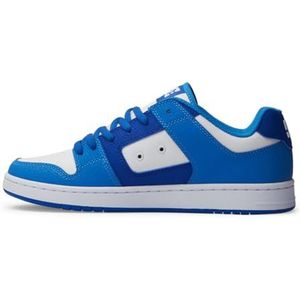 DC Shoes Manteca Leren schoenen voor mannen, blauw/wit, 44.5 EU