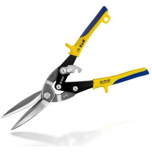 S&R Recht Plaatschaar 300mm – Inductie Geharde Cr-Mo Staal Metaalschaar met Microvertanding voor Plaatbewerking, Carrosserie Productie en Droogbouw