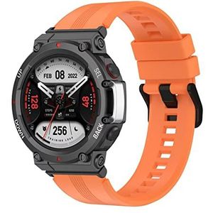 Sport Band Compatibel voor Amazfit T-Rex 2 Smart Watch Siliconen Vervanging Polsband Rubberen Horlogeband